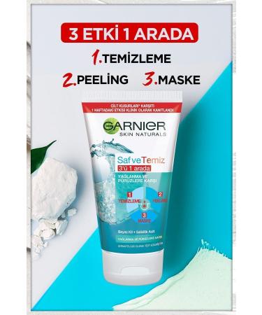 Garnier STD Pure & Clean Anti-Oil and Anti-Imperfection 3 in 1 150 ml Classic - Buy Online on GoSupps.com