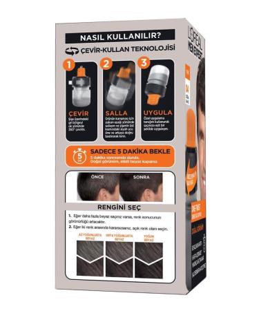 L'Oreal Paris Men Expert One-twist Men's Hair Dye Brown 04 - Buy Online on GoSupps.com