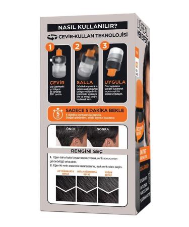 L'Oreal Paris Men Expert One-twist Men's Hair Dye Dark Brown 03 - Buy Online on GoSupps.com