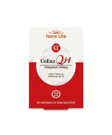 New Life Coenz Qh 100 Mg 30 Capsules