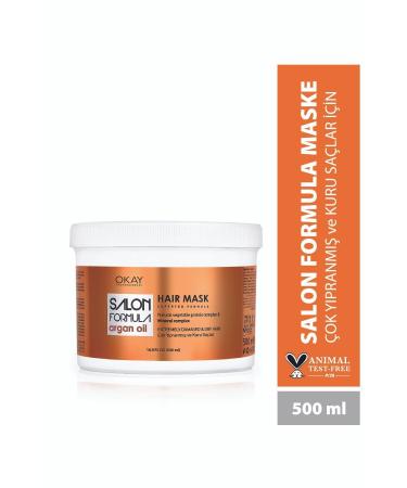 OKAYPROFESSIONNEL SALON FORMULA Argan Hair Mask 500ml (For Very Damaged and Dry Hair)
