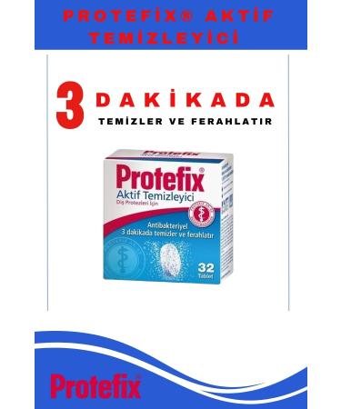 Protefix Active Cleaner 32 Tablets - Buy Online on GoSupps.com