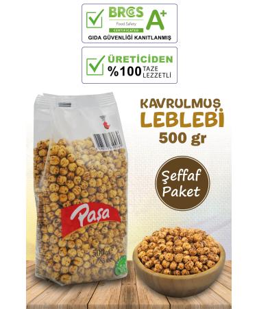 Pasha Double Roasted Yellow Chickpea Transparent Package 500 gr (FIRST QUALITY)