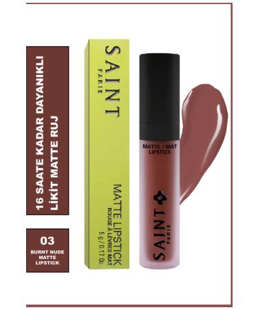 saint Paris Matte Lipstick 03 Burnt Nude