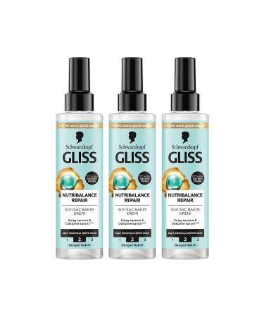 Gliss Liquid Conditioner 200ml Nutri-balance Repair X3 - Buy Online on GoSupps.com