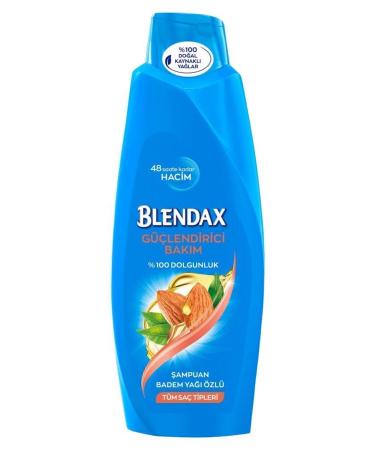 Blendax Strengthening Care Almond Oil Essence Shampoo 500 ml X 4 Pieces - Buy Online on GoSupps.com