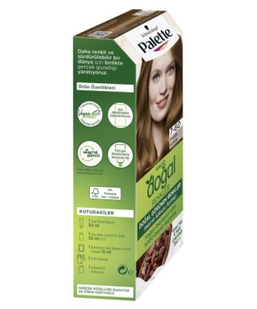 Palette Palette Permanent Natural Colors Hair Dye 7-60 Hazelnut Brown - Buy Online on GoSupps.com