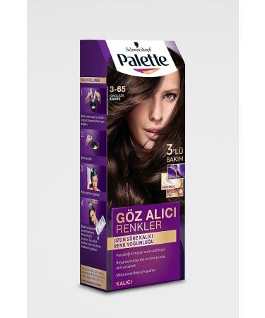 Eye-Catching Colors in Palette Chocolate Brown 3-65 Hair Dye - Buy Online on GoSupps.com