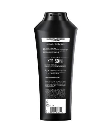Gliss Ultimate Repair Shampoo 400ml x Set of 4 - Buy Online on GoSupps.com