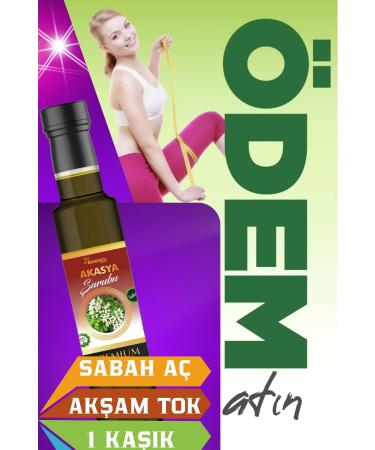 BIZIMHEKIM Acacia Acacia Gum Syrup Detox Diet Set Helping to Lose Weight and Eliminate Edema - Buy Online on GoSupps.com