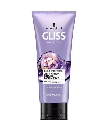 Gliss Schwarzkopf Blonde Perfector Anti-Orange Purple Mask 200 ml - Buy Online on GoSupps.com
