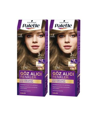 Eye-Catching Colors in Palette 7-0 Blonde X 2 Pieces