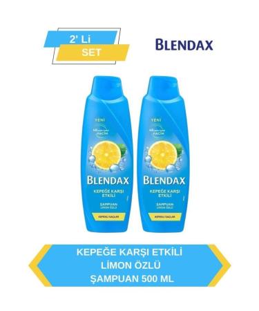 Blendax Shampoo 500 Ml Anti-Dandruff Effective X2