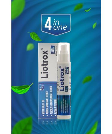 HCK NATURAL Liotrox Varicose Cream 100 ml Horse Chestnut Witch Hazel Arnica Montana Vitamin P - Buy Online on GoSupps.com