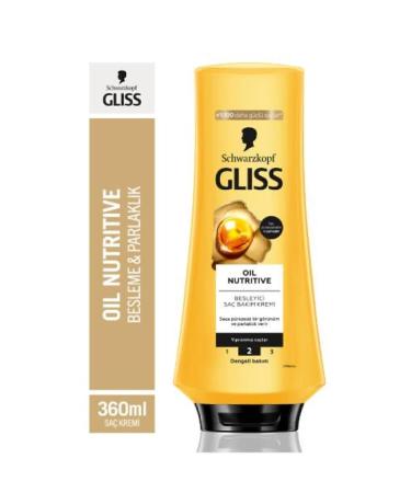 Gliss Oil Nutritive Shampoo 400ml Hair Conditioner 360ml - Buy Online on GoSupps.com