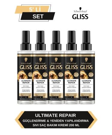 Gliss Ultimate Repair Liquid Conditioner 200ml x Set of 5