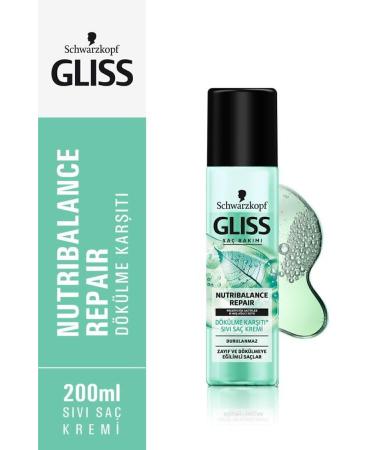 Gliss Schwarzkopf Gliss Nutribalance Liquid Hair Care Conditioner 200 ml