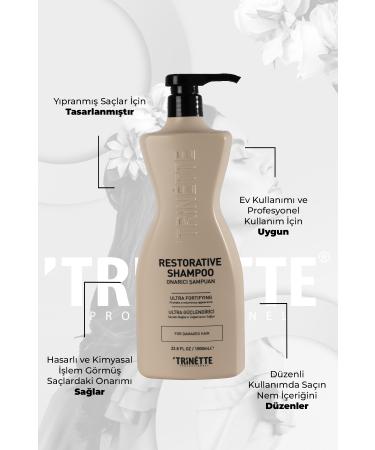 TR NETTE Repairing Shampoo for Damaged Hair 1000ml - Buy Online on GoSupps.com