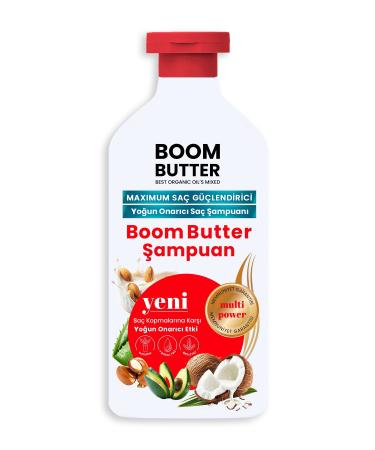 BOOM BUTTER 7 Oil Anti-Hair Loss and Fast Growth Shampoo 400 ml - Buy Online on GoSupps.com