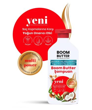 BOOM BUTTER 7 Oil Anti-Hair Loss and Fast Growth Shampoo 400 ml - Buy Online on GoSupps.com