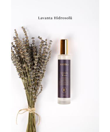 Radika Aromatherapy Lavender Water / Natural Tonic / For Mixed and Acne Prone Skin / Anti-Wrinkle