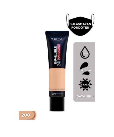 L'Oreal Paris Lpmu Inf.mat.cover Fdtnu Gb/de 200 Sable