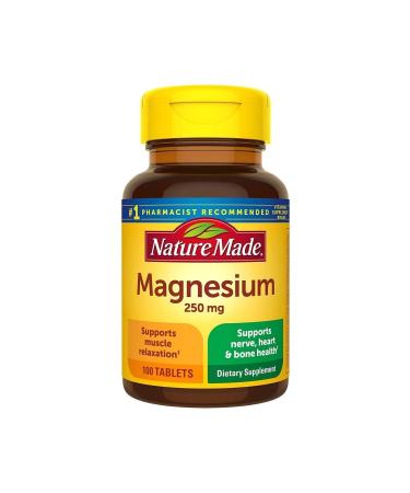 Nature Made Magnesium 250 Mg 100 Tablets