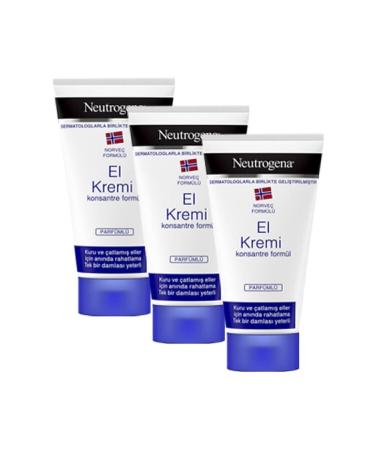 Neutrogena Norwegian Formula Hand Cream Perfumed 50 Ml X 3 Pieces