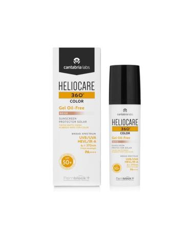 Heliocare 360 Gel Oil Free Tinted Beige Oil Free SPF+50 Gel Sunscreen 50ml