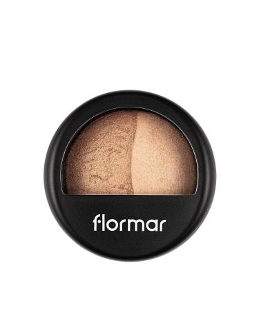 Flormar Two-Color Intense Pigmented Shimmering Powder (GOLD AND COPPER)-baked Powder-0023 Dual Gold-8690604131235 - Buy Online on GoSupps.com