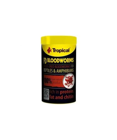 Tropical Fd Bloodworms Bloodworms 250ml 17gr