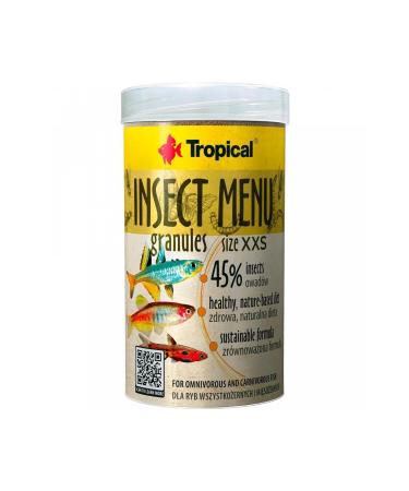 Tropical Insect Menu Granules Xxs 100ml/64gr
