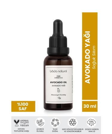 Bade Natural Avocado Oil Cold Pressed 0 Pure 30 ml