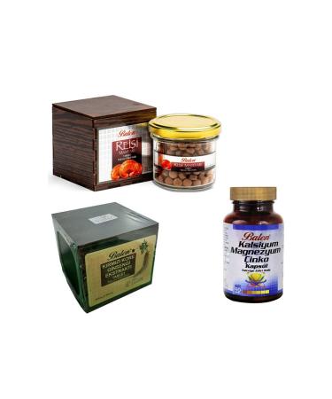 Balen Reishi Mushroom - Red Korean Ginseng - Calcium Magnesium Zinc Set - Buy Online on GoSupps.com