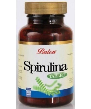 Balen 1 Piece Spirulina 740 Mg 100 Tablets