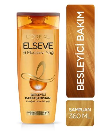 Elseve 5-Piece 6 Miraculous Oil Care Shampoo 360 ml Set - Buy Online on GoSupps.com