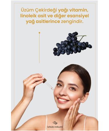 Bade Natural Grape Seed Oil Cold Pressed 0 Pure 30 ml - Buy Online on GoSupps.com