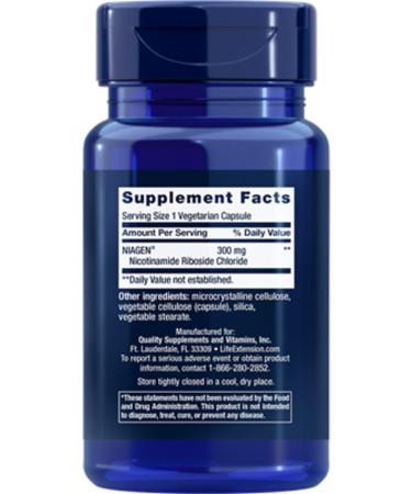 Life Extension NAD+ Cell Regenerator 300 mg 30 Capsules - Buy Online on GoSupps.com