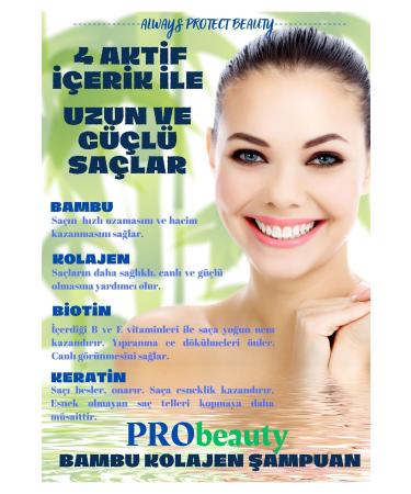 PRObeauty Fast and Healthy Growing Strong Well-Cared Long Hair Bamboo Collagen Shampoo 500ml - Buy Online on GoSupps.com
