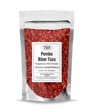 TOS The Organic Spices Pink Black Pepper Powder 1 kg (1st Quality) Schinus terebinthifolius / Peppercorn Pink Ground