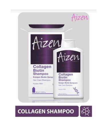 AIZEN COSMETIC Collagen Biotin Shampoo -2 Pieces - Collagen Biotin 400ml X2 Pieces