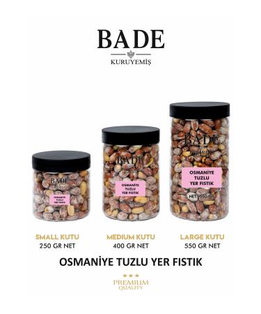 almond nuts Salty Peanuts Osmaniye Local Jumbo Large Size 400 gr. - Buy Online on GoSupps.com