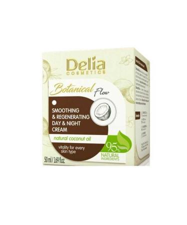 Delia Batanical Smoothing Regenerating Organic Day and Night Face Cream 50 Ml