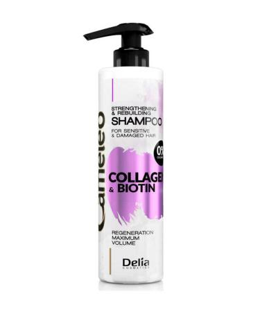 Cameleo Delia Cosmetics Strengthening and Restructuring Shampoo with Collagen and Biotin 250 ml