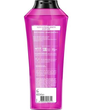 Gliss Supreme Length Special Set for Long Hair (Shampoo 400 ml + Leave-in Liquid Conditioner 200 ml) - Buy Online on GoSupps.com