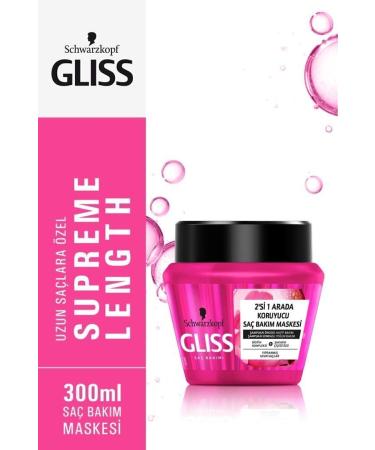 Gliss Supreme Length Hair Care Mask 300 ml X 2 Pieces - Buy Online on GoSupps.com