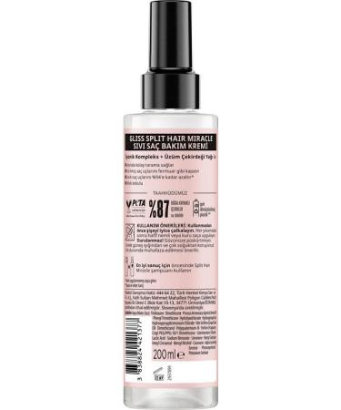 Gliss Split Hair Miracle Shampoo 400 Ml + Split Hair Miracle Liquid Conditioner 200 Ml - Buy Online on GoSupps.com