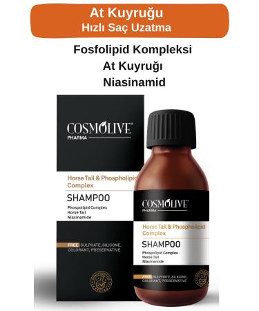 Cosmolive Anti Hair Loss Shampoo Sulfate Free Fast Hair Growth Horsetail Extract Repair Nourishing - Buy Online on GoSupps.com