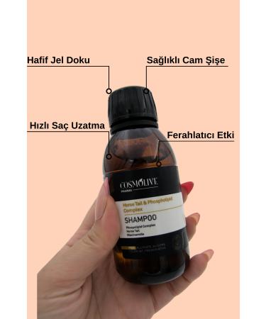 Cosmolive Anti Hair Loss Shampoo Sulfate Free Fast Hair Growth Horsetail Extract Repair Nourishing - Buy Online on GoSupps.com