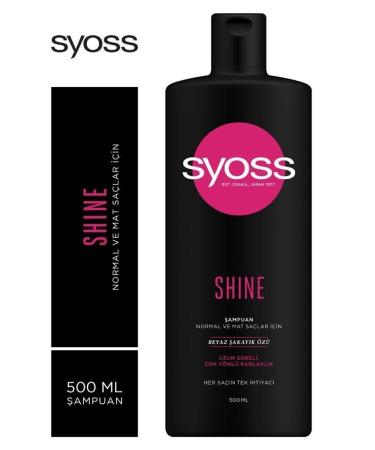 Syoss Shine Shampoo 500 ml - Hair Care Product